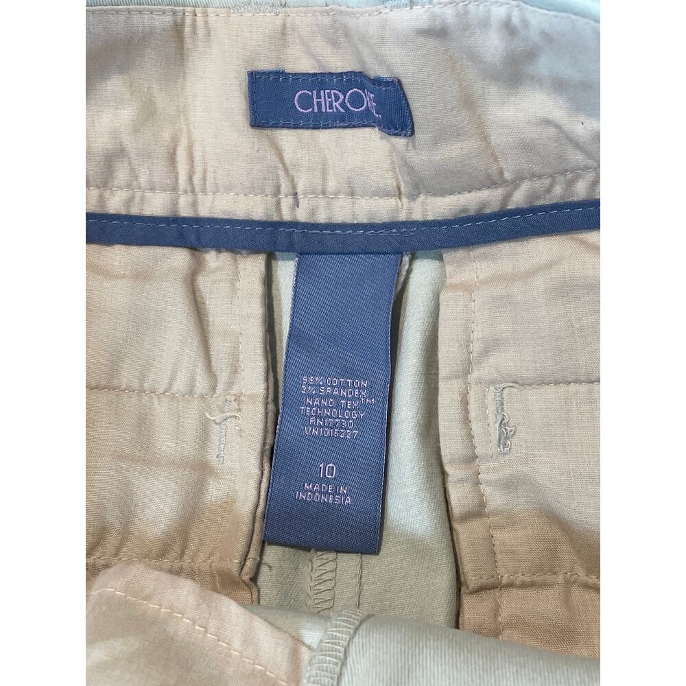 Cherokee Khaki Shorts – Stain, Spill & Wrinkle Resistant – Size 10 (NWT) - Picture 4 of 9